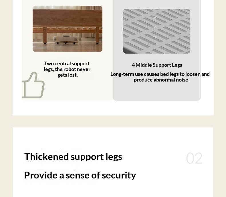 Cherry Solid Wood Fabric Soft Backrest Bed Modern Minimalist