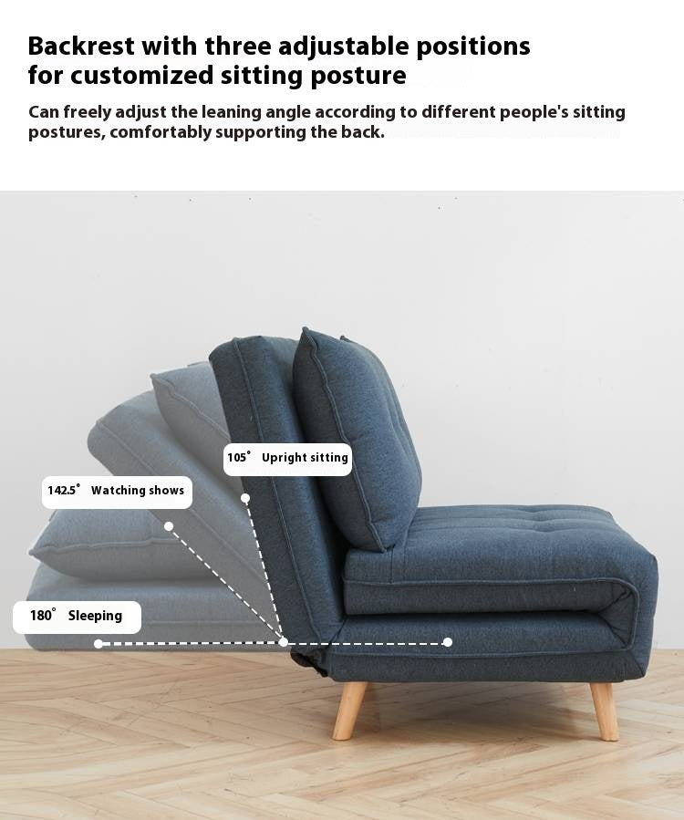 Fabric Sofa Bed, Multifunctional Folding.