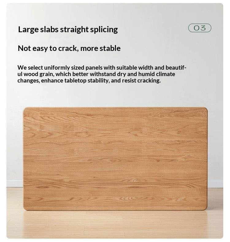 Oak Solid Wood Modern Dining Table