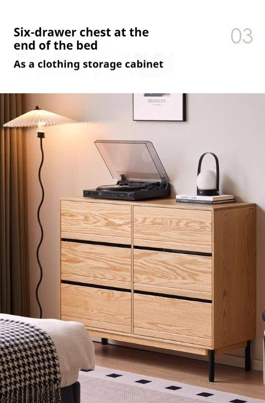 Oak Solid Wood Chest of Drawers