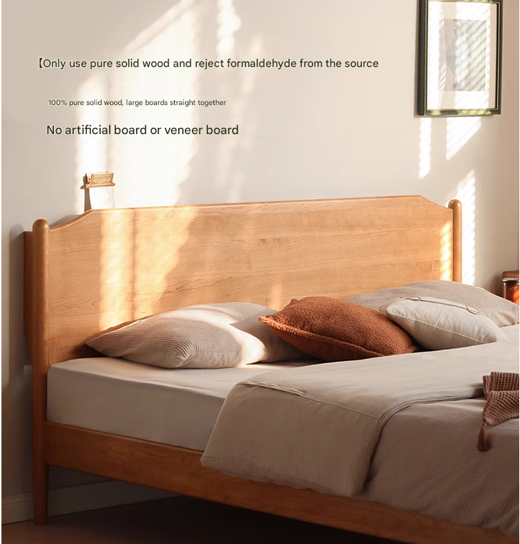 Cherry Solid Wood Bed