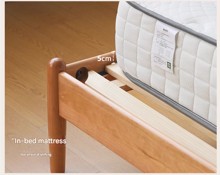 Cherry Solid Wood Bed