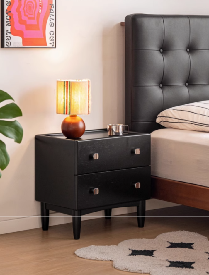 Solid RubberWood Classic Nightstand.