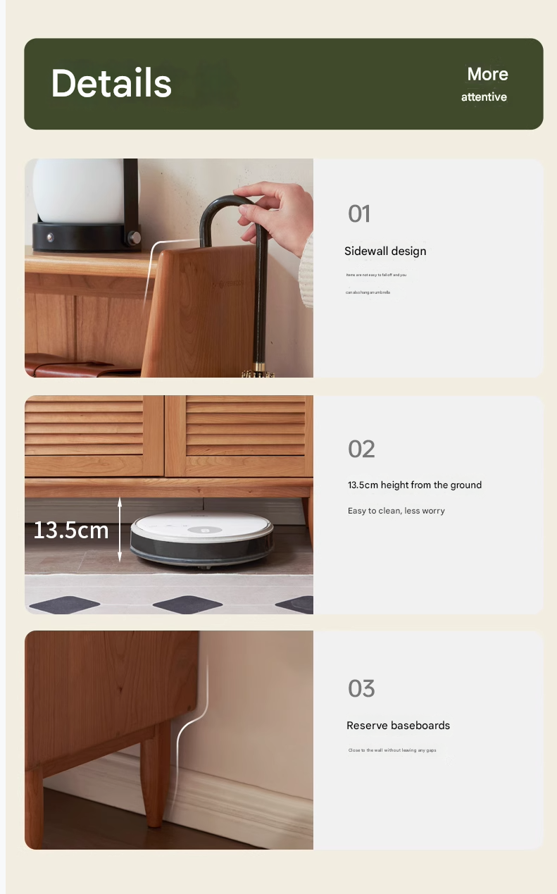 Cherry Solid Wood Entrance Shoe Cabinet