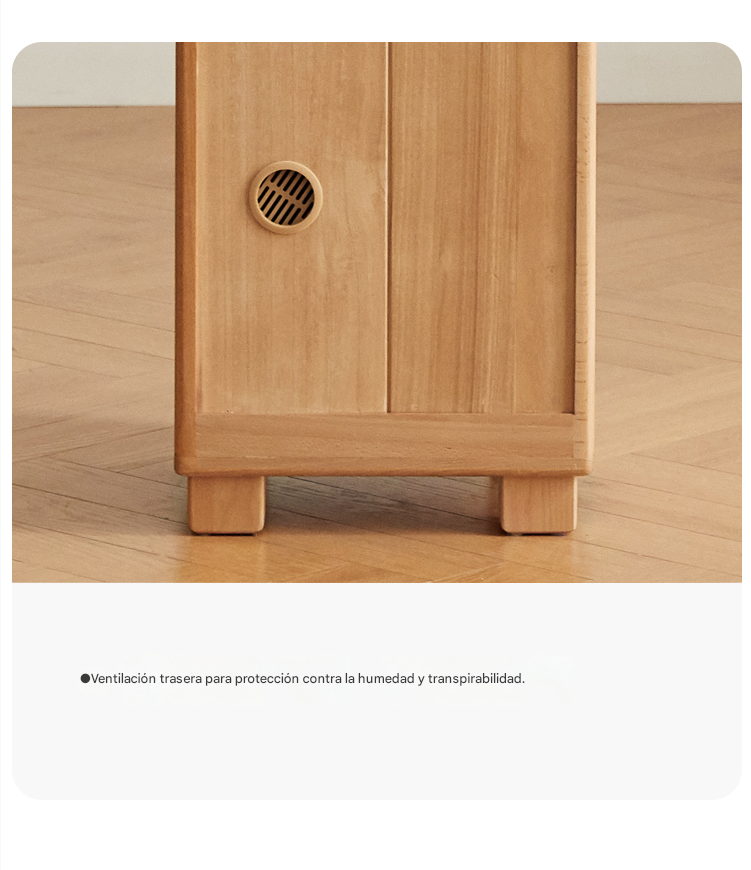 Beech Solid Wood Floor Children's Bookcase