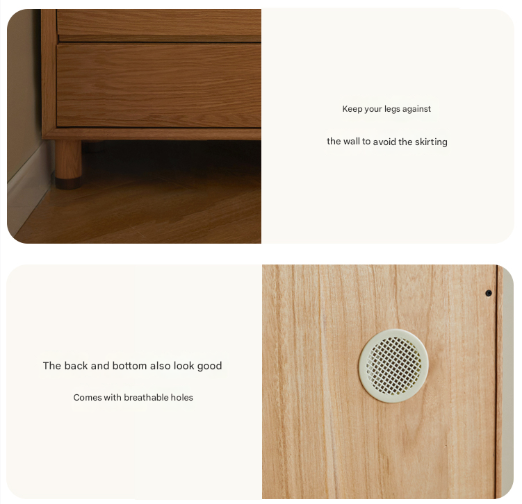 Oak Solid Wood Modern Creative Bookcase