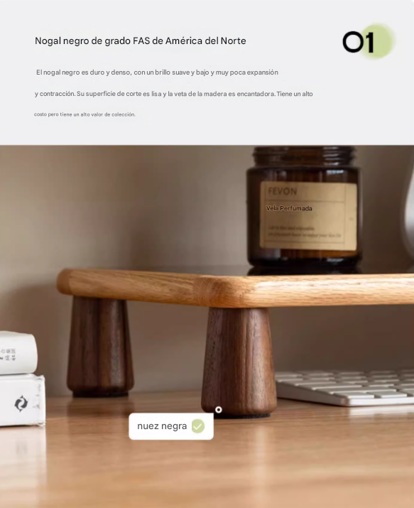 Rubberwood, Oak Solid Wood Table Shelves