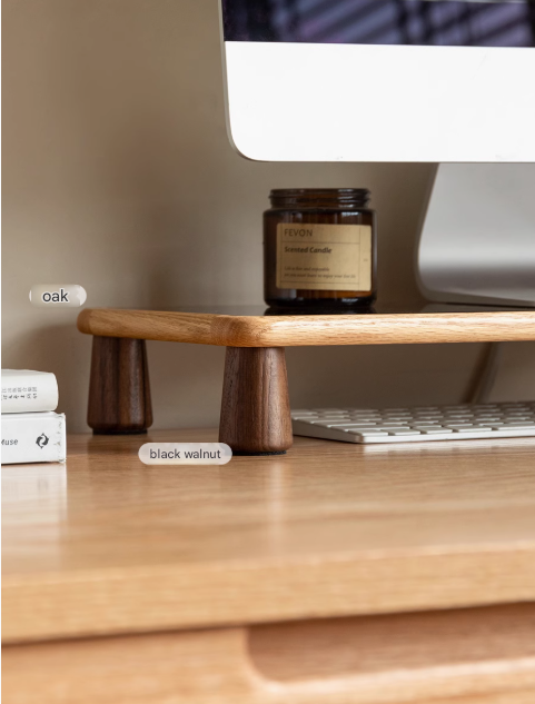 Rubberwood, Oak Solid Wood Table Shelves