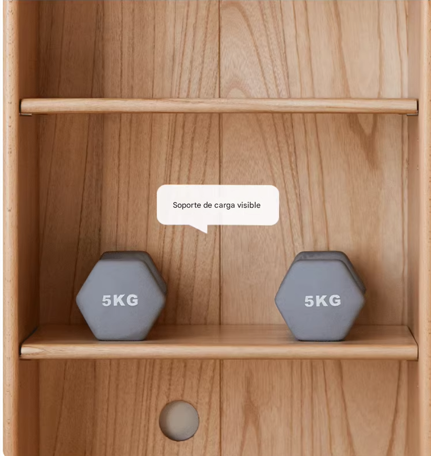 Beech Solid Wood Bookshelves Storage Shelf