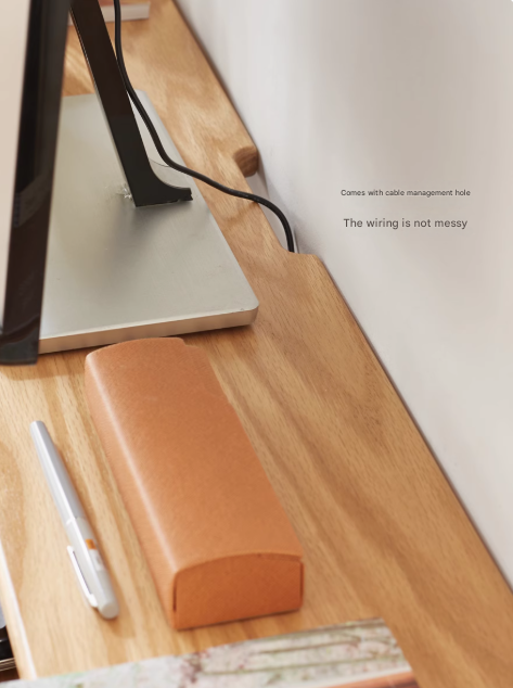 Solid Rubberwood, Black Walnut, Oak Solid Wood Heightening Computer Stand, Table shelves