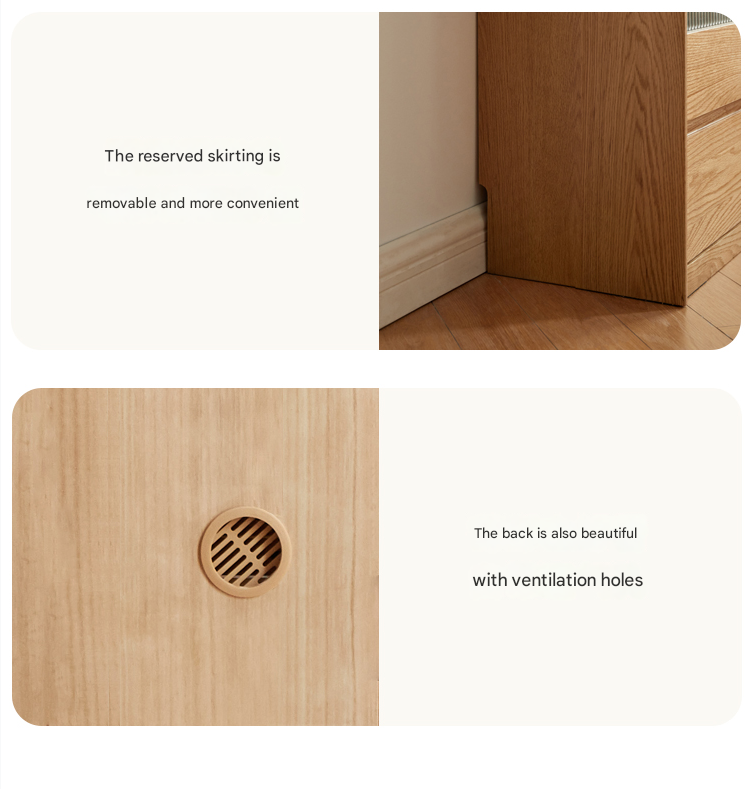 Oak Solid Wood Modern Bookcase