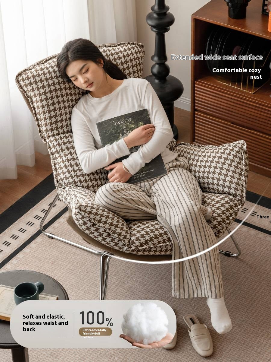 Fabric Eggshell Modern Chair