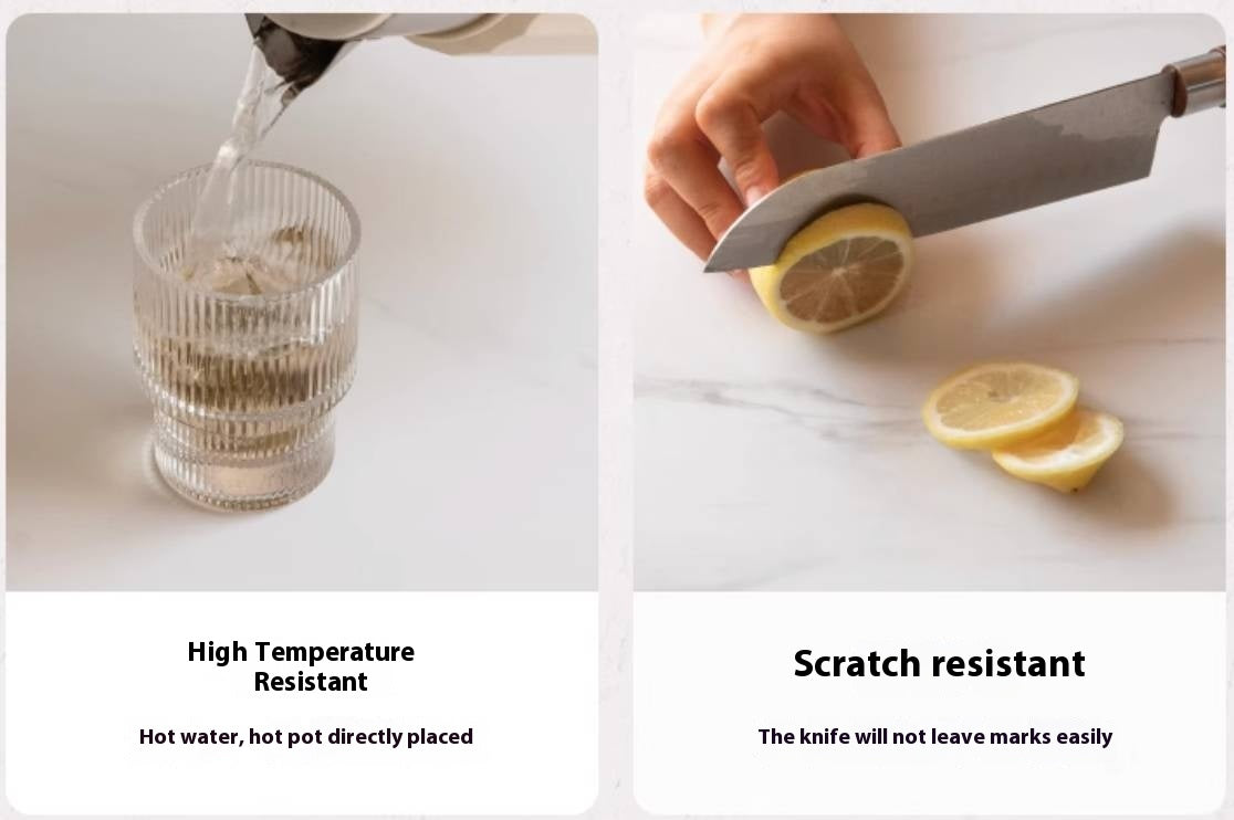 Oak, Ash Solid Wood Rock Slab Coffee Table Combination