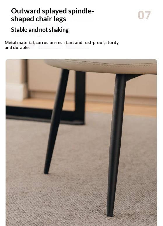 Organic Leather Soft Comfortable Italian Light Luxury Computer Chair