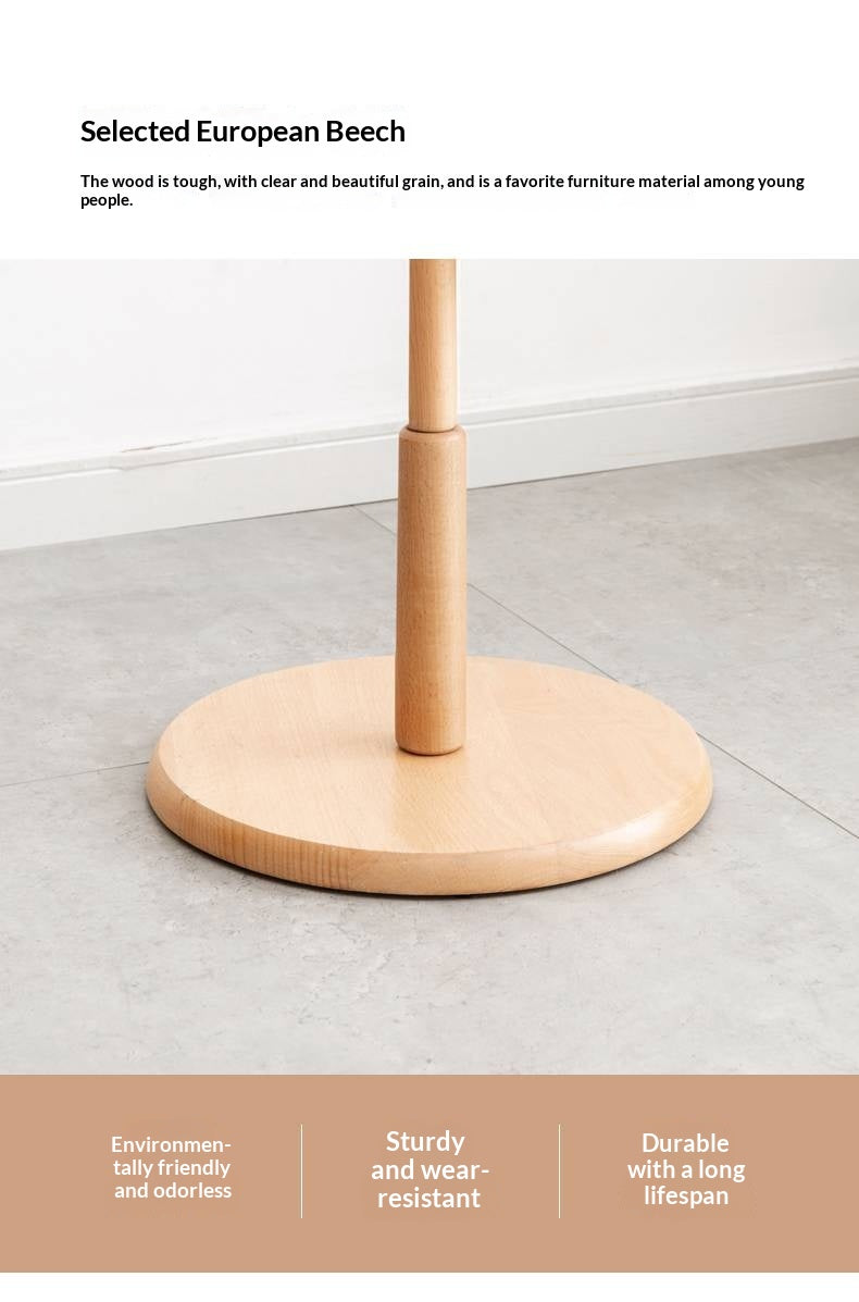 Beech Solid Wood Modern Minimalist Standing Hanger