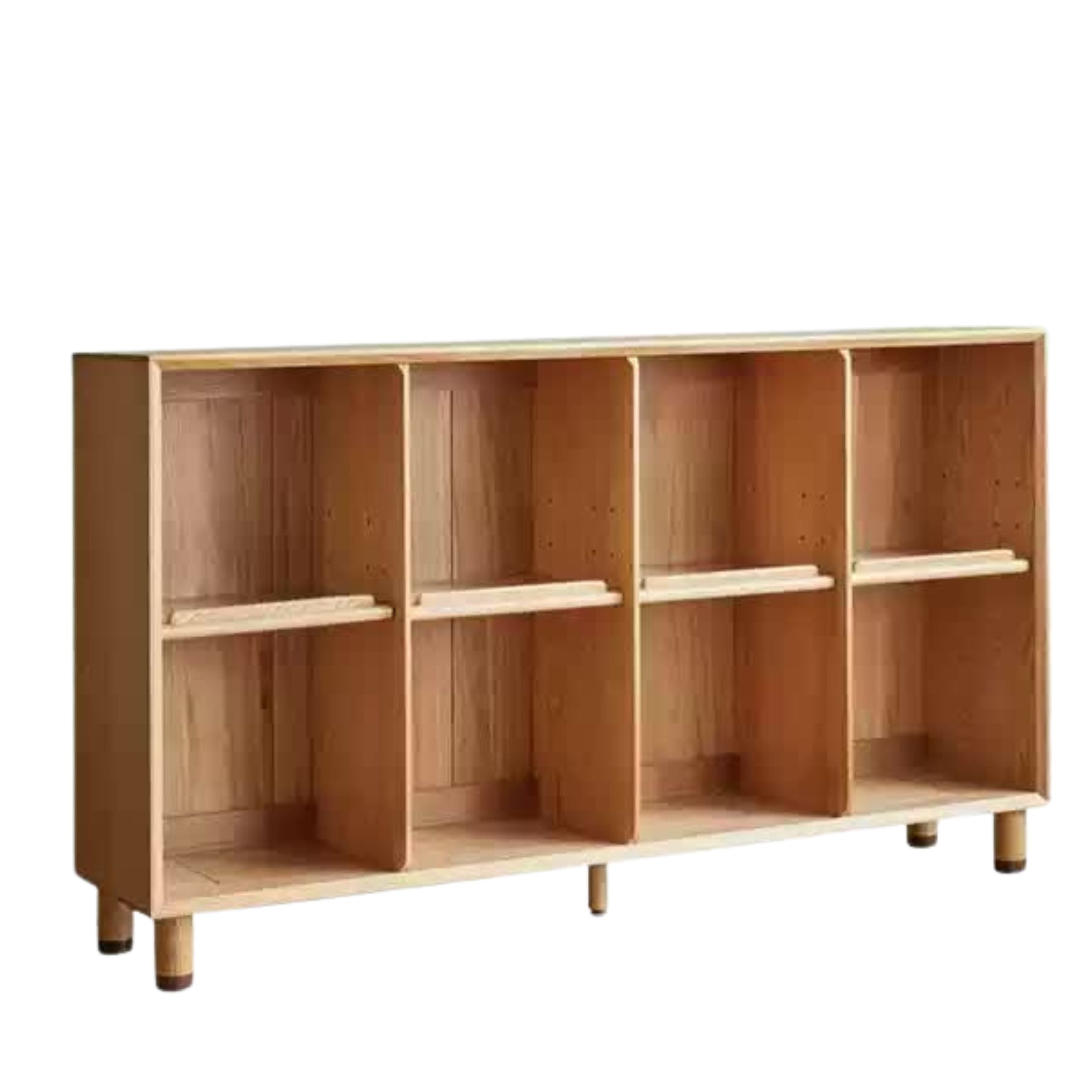 Oak Solid Wood Modern Creative Bookcase
