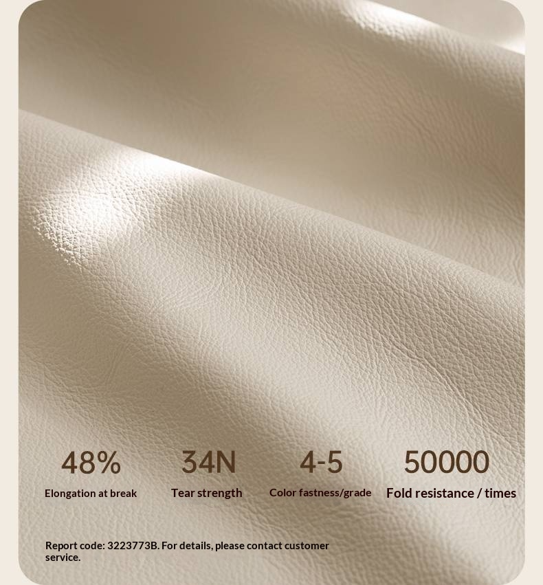 Oak Solid Wood Bed with Genuine Leather and Light Upholstery