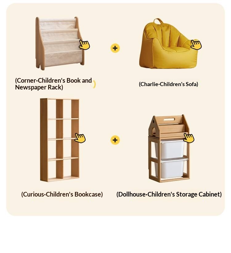 Rubberwood Solid Wood Children's Adult Bunk Bed