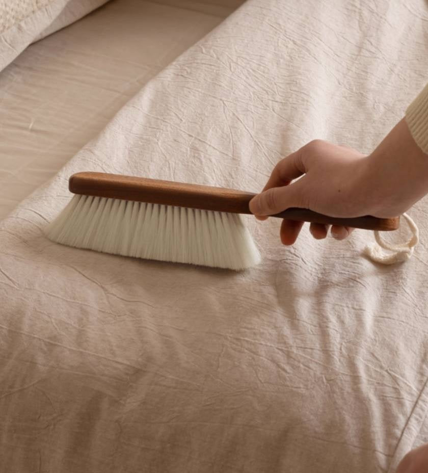Ebony Solid Wood Long Handle SweepingBrush