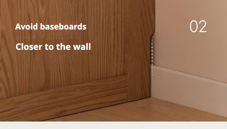 Oak, Ash Solid Wood Wardrobe Sliding Door.