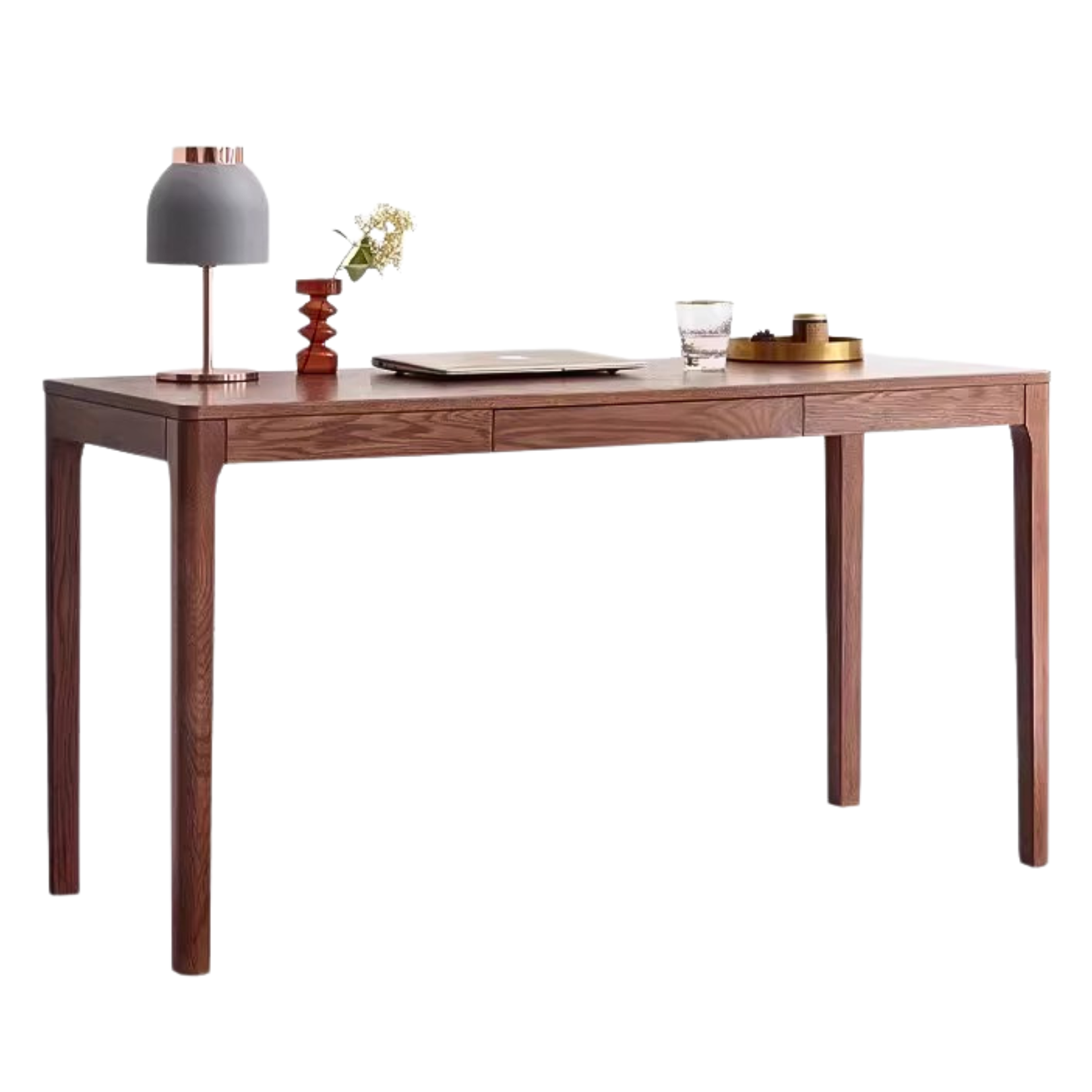 Oak, Beech Solid Wood Walnut Color Office Desk