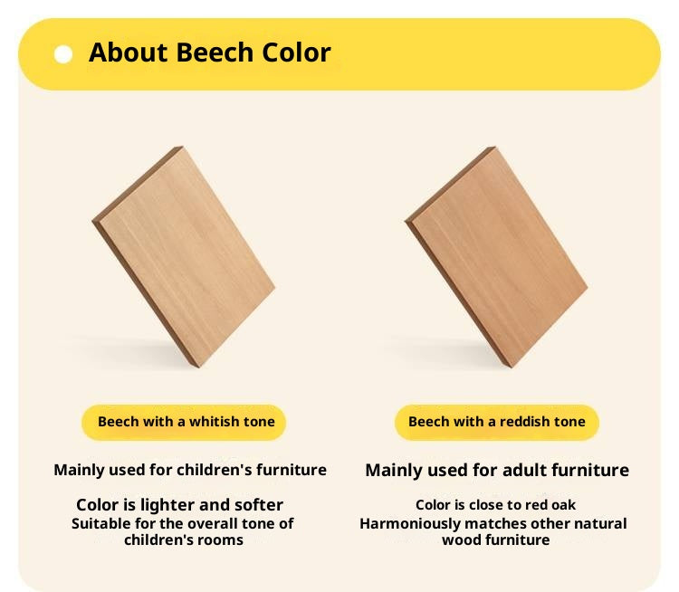 Beech Solid Wood Childrens Drawer