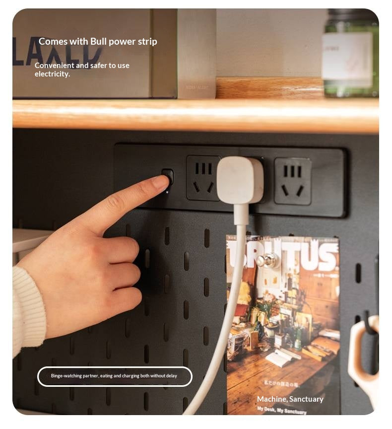 Oak Solid Wood Modern Minimalist Extendable Dining Table