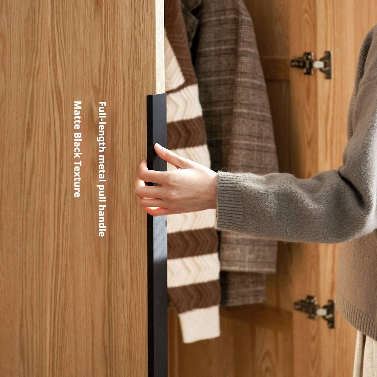 Oak Solid Wood Wardrobe.