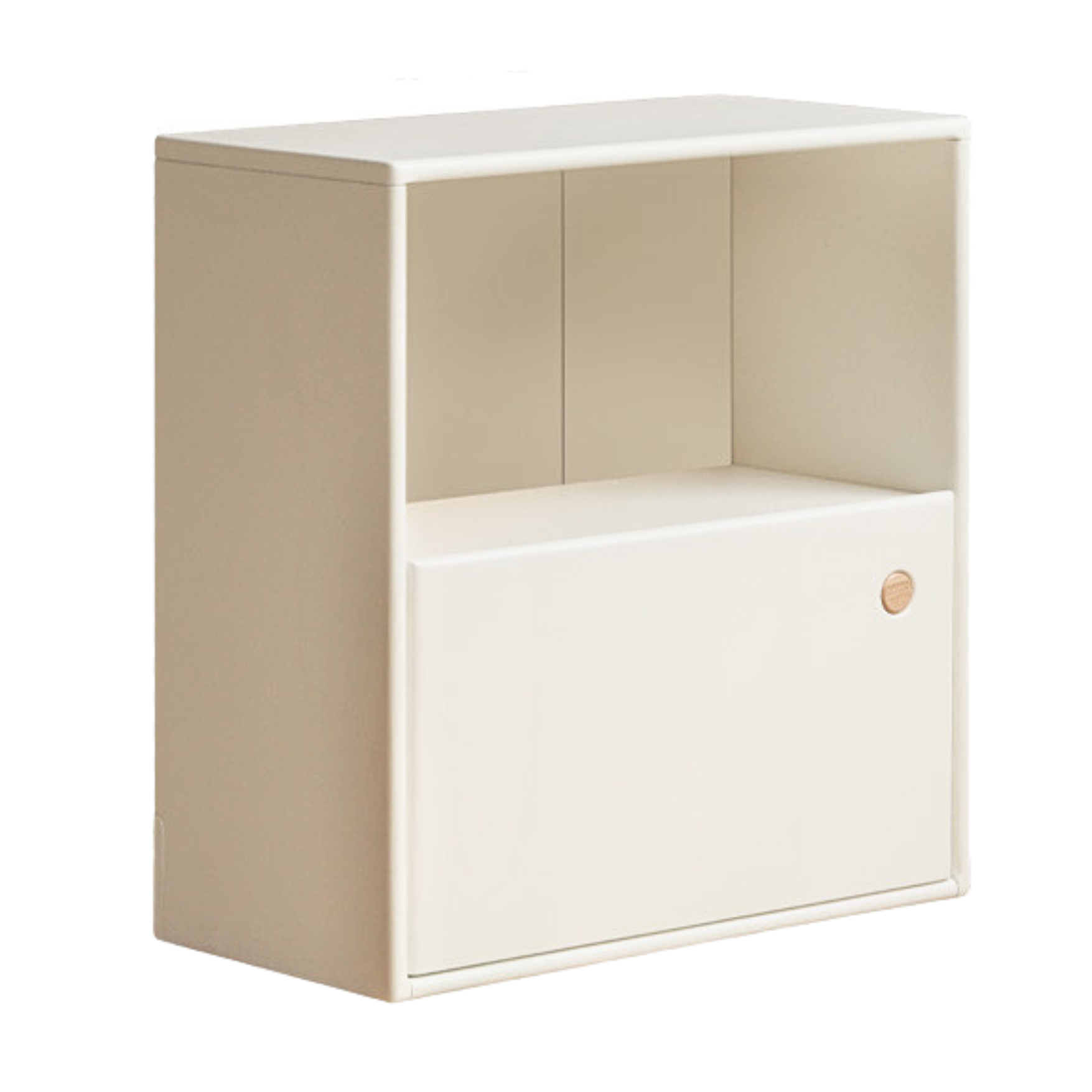 Solid Rubberwood Storage Multi-Functional Storage Bookcase.