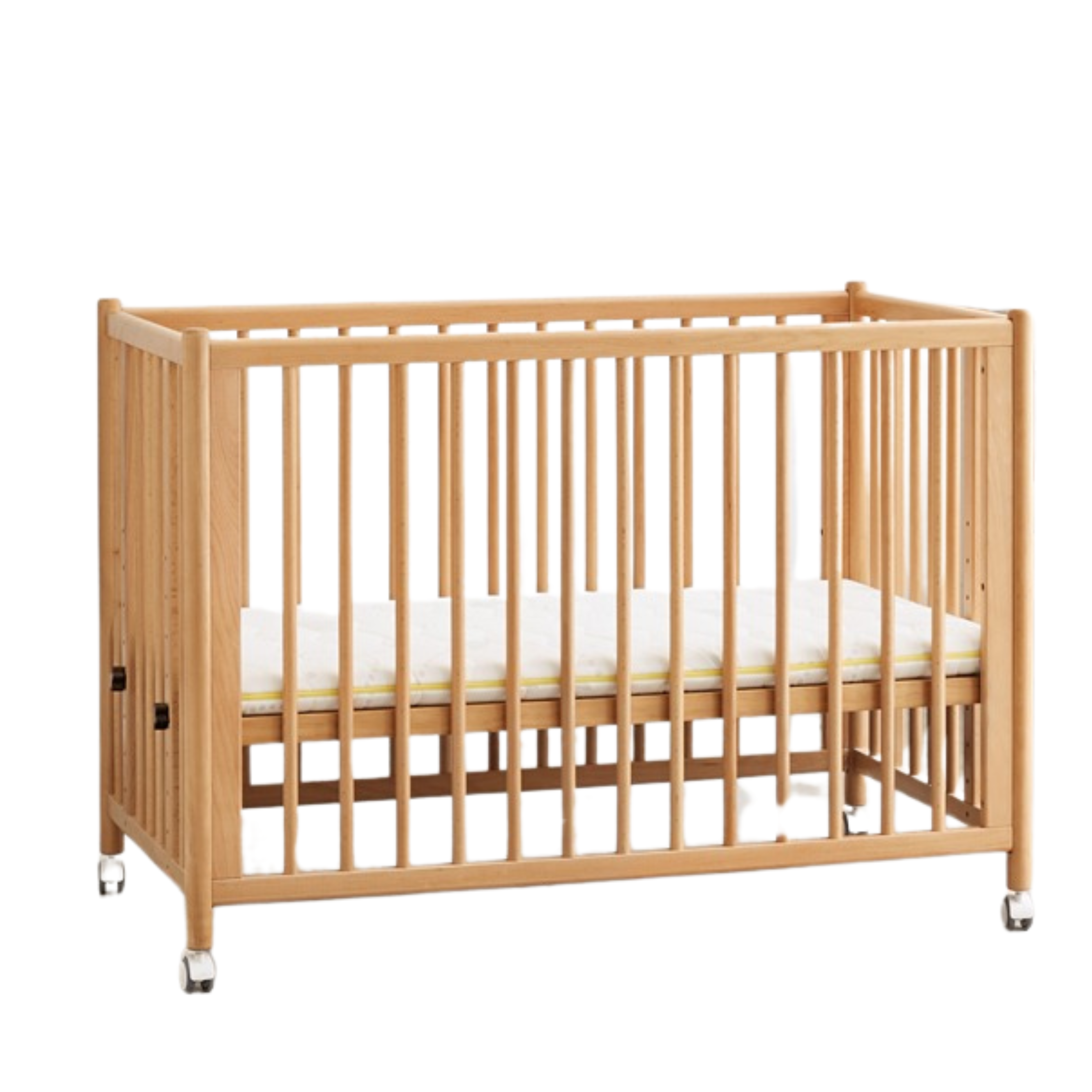 Beech Solid Wood Baby Mobile Bed