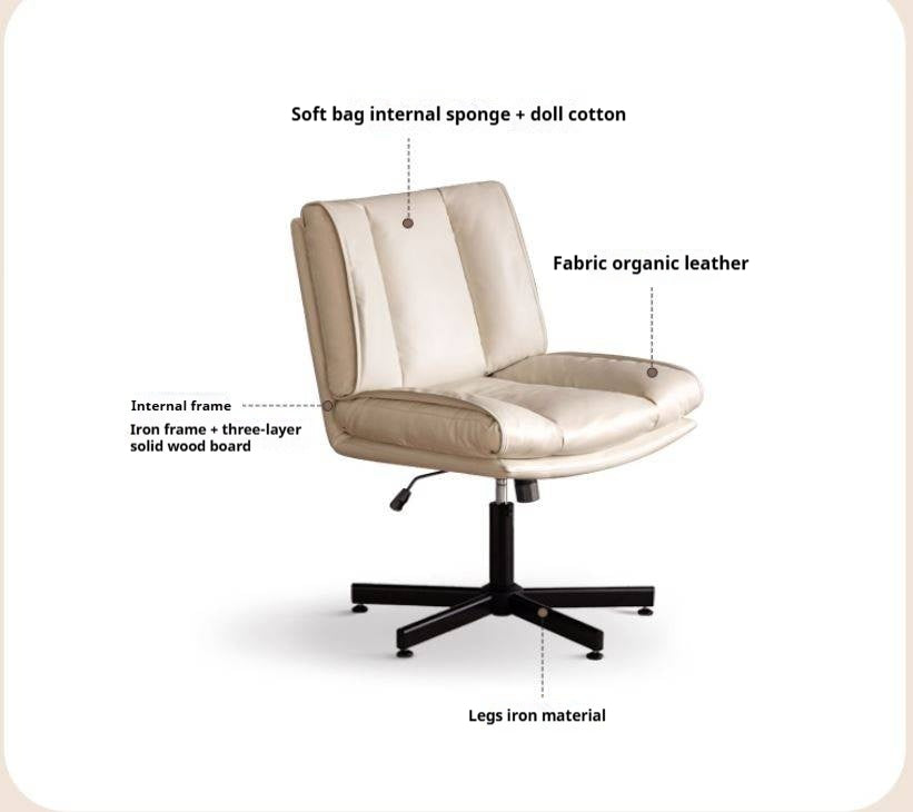 Organic Leather Computer Chair