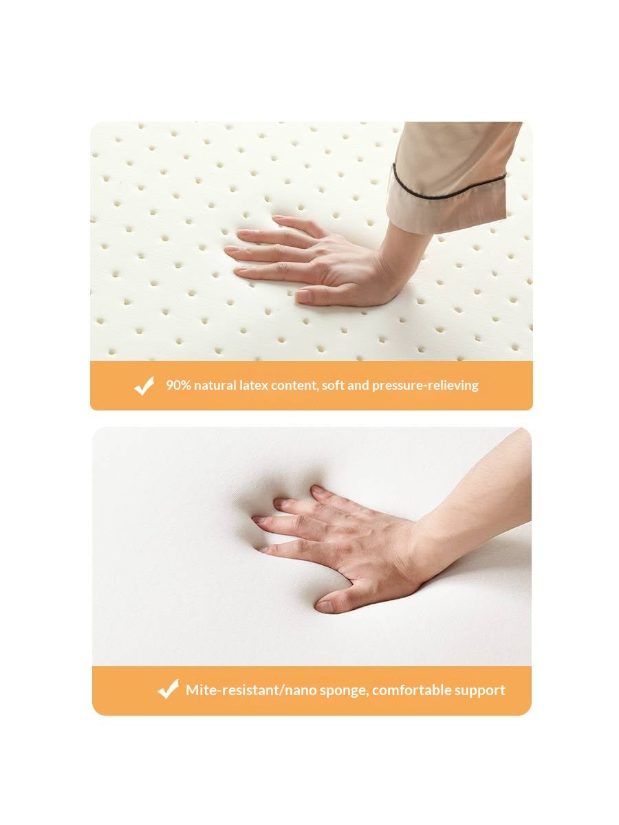 Zero-Glue Latex Mattress with Silver Ion, Soft Sponge, and Independent Spring