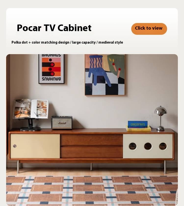 Poplar Solid Wood Ancient Style Side Cabinet.