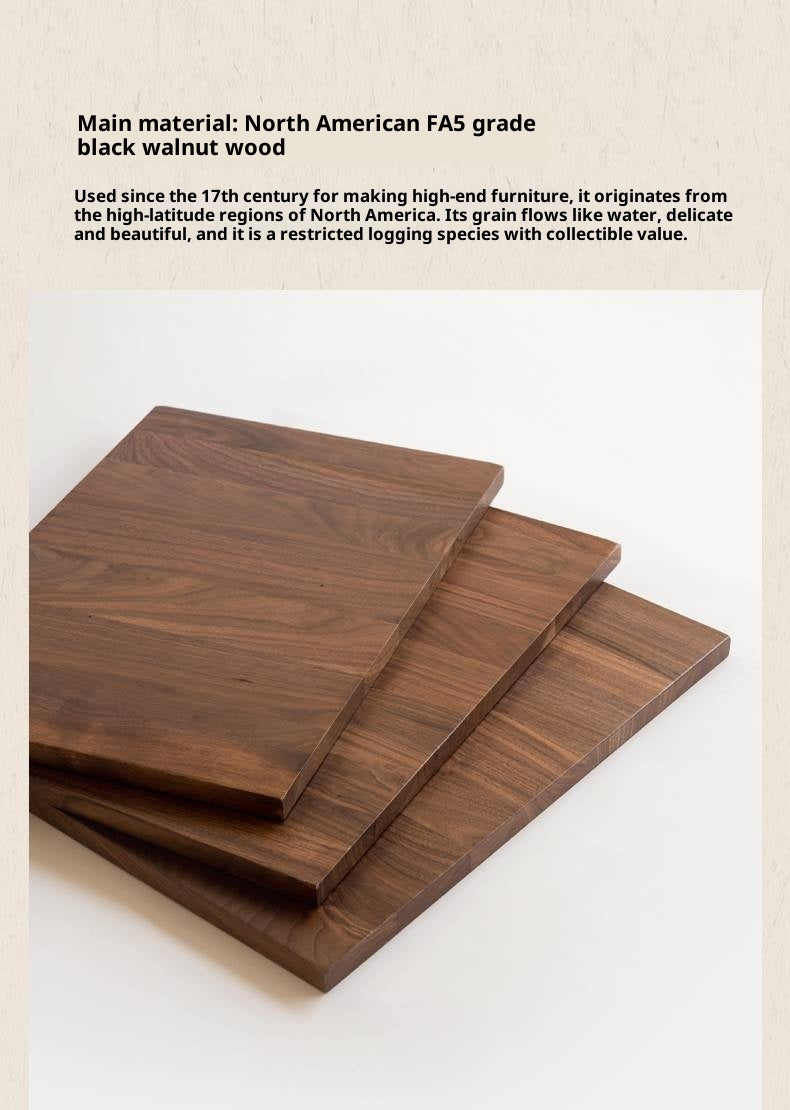 Set 4 pcs Beech, Black Walnut Solid Wood Dining Chair