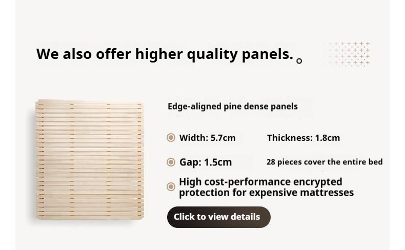 Oak Solid Wood Bed Modern