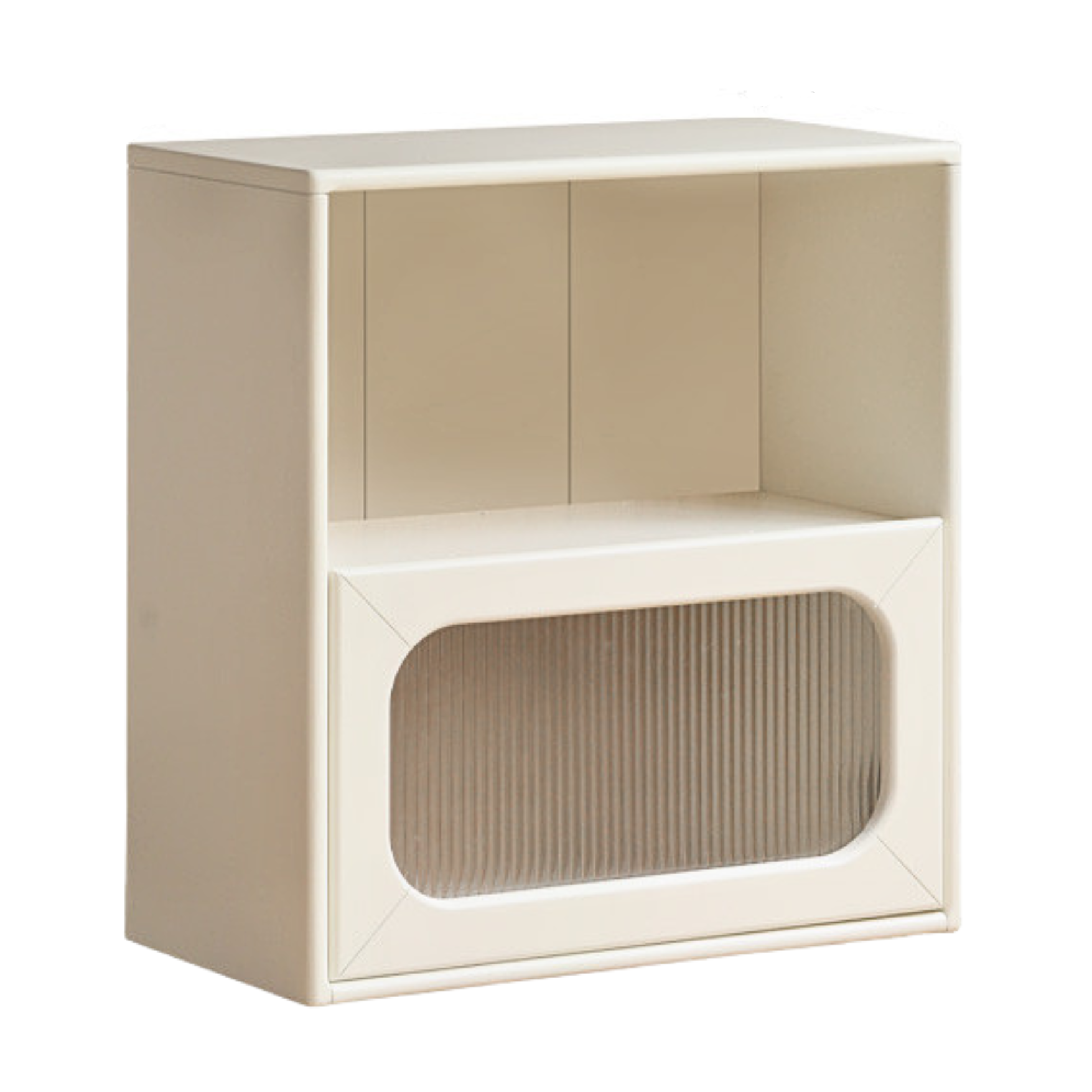 Solid Rubberwood Storage Multi-Functional Storage Bookcase.