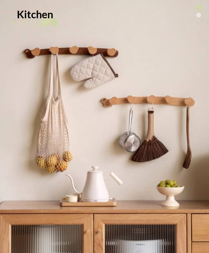 Beech Solid Wood Entry Door Porch Hanger