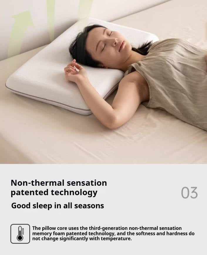 Memory Foam Pillow with Neck Support and Sleep Aid