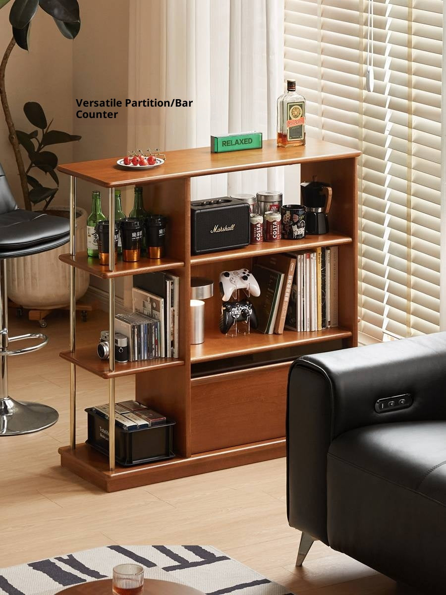 Poplar Solid Wood Bauhaus Style Bookcase