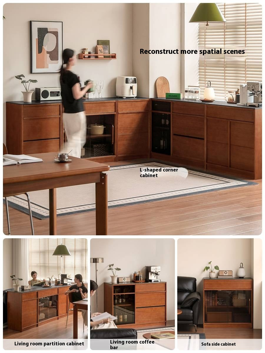 Poplar Solid Wood Medieval Sideboards.