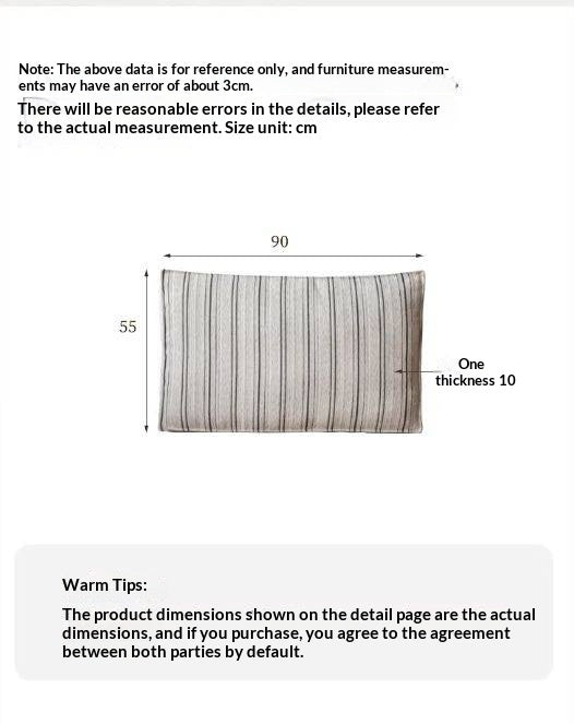 Fabric Bed Headboard Pillow with Large Removable Backrest Cushion