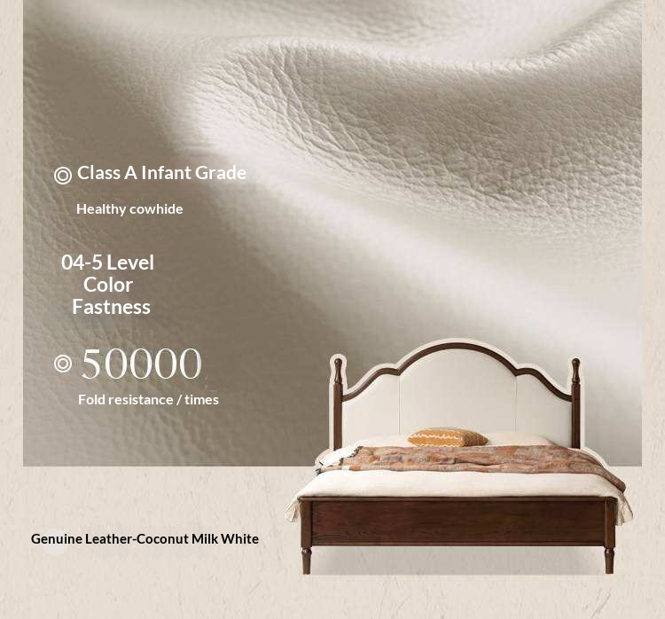 Ash Solid Wood Upholstered Bed with Tall Arched Headboard and Turned Finial Posts