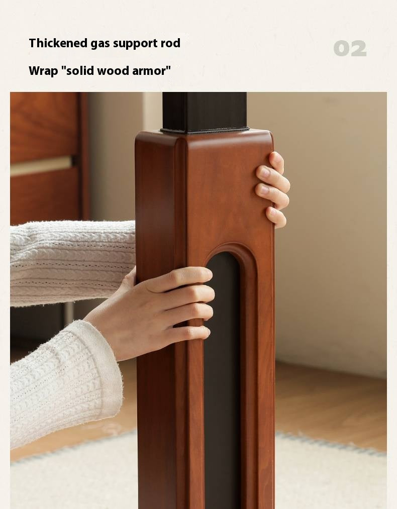 Tulipwood Solid Wood Lifting Medieval Style Side Table