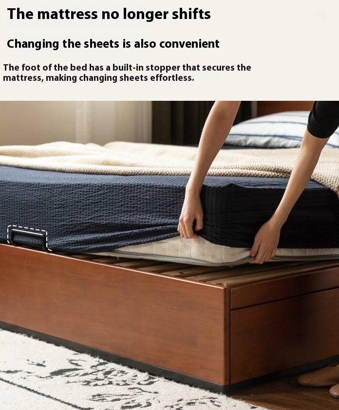 Poplar Solid Wood Bauhaus Box Bed