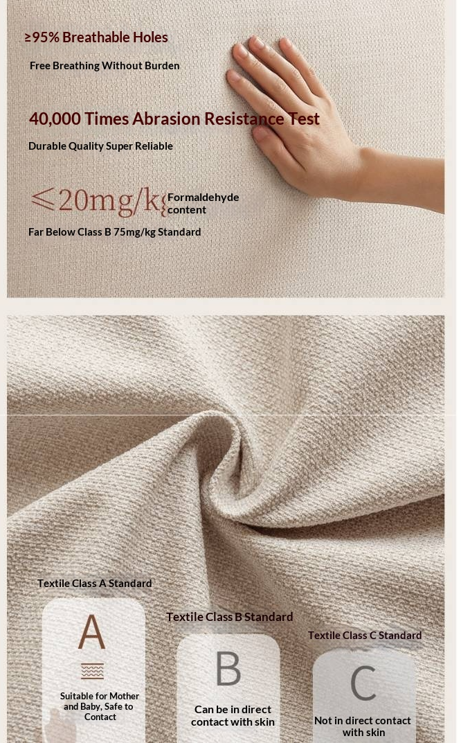 Fabric Suspended Bed Wabi Sabi Style