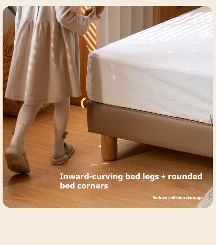 Organic Leather Children's Soft Bear Bed