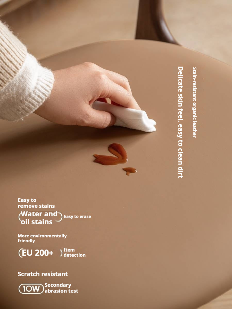 Black Walnut, Sandalwood Solid Wood Modern Dining Chair