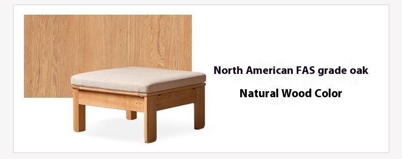 Oak, Ash, Poplar, Black Walnut Solid Wood Footstool Small Fabric Stool For Home