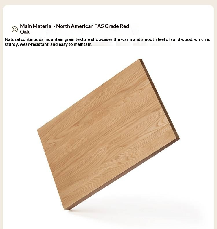 Oak Solid Wood Bed — Simple Floating Bed Design