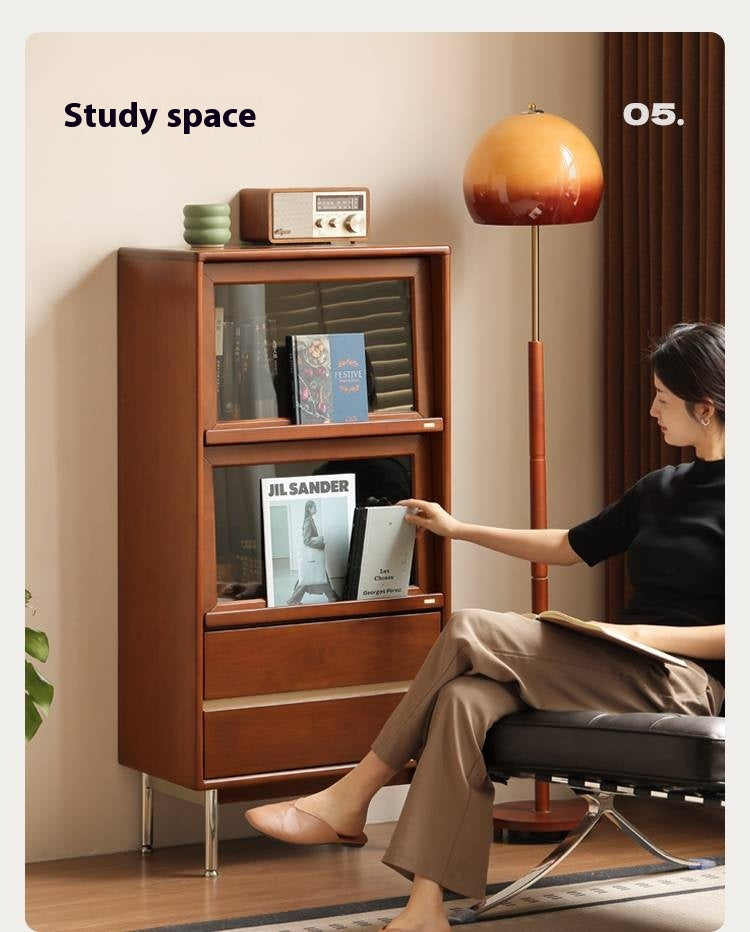 Poplar Solid Wood Ancient Style Side Cabinet.